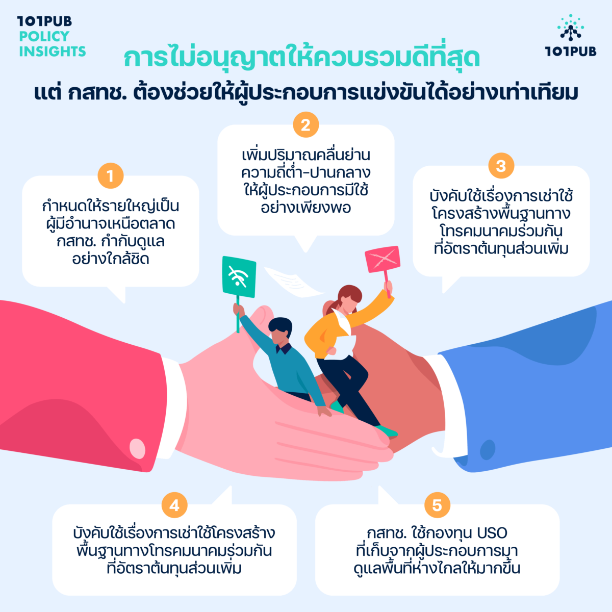 การไม่อนุญาตให้ควบรวมดีที่สุด แต่ กสทช. ต้องช่วยให้ผู้ประกอบการแข่งขันได้อย่างเท่าเทียม